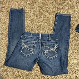 Womens Ariat jeans, 27 regular, straight leg.